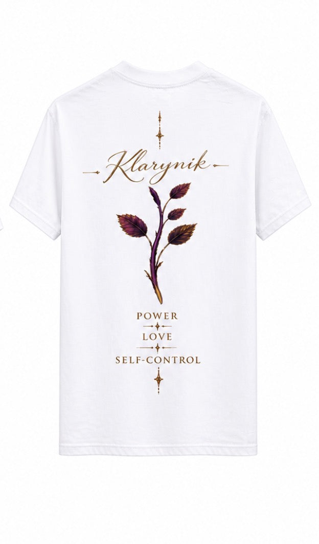 Short Sleeve T-shirt – Purple Rose Design