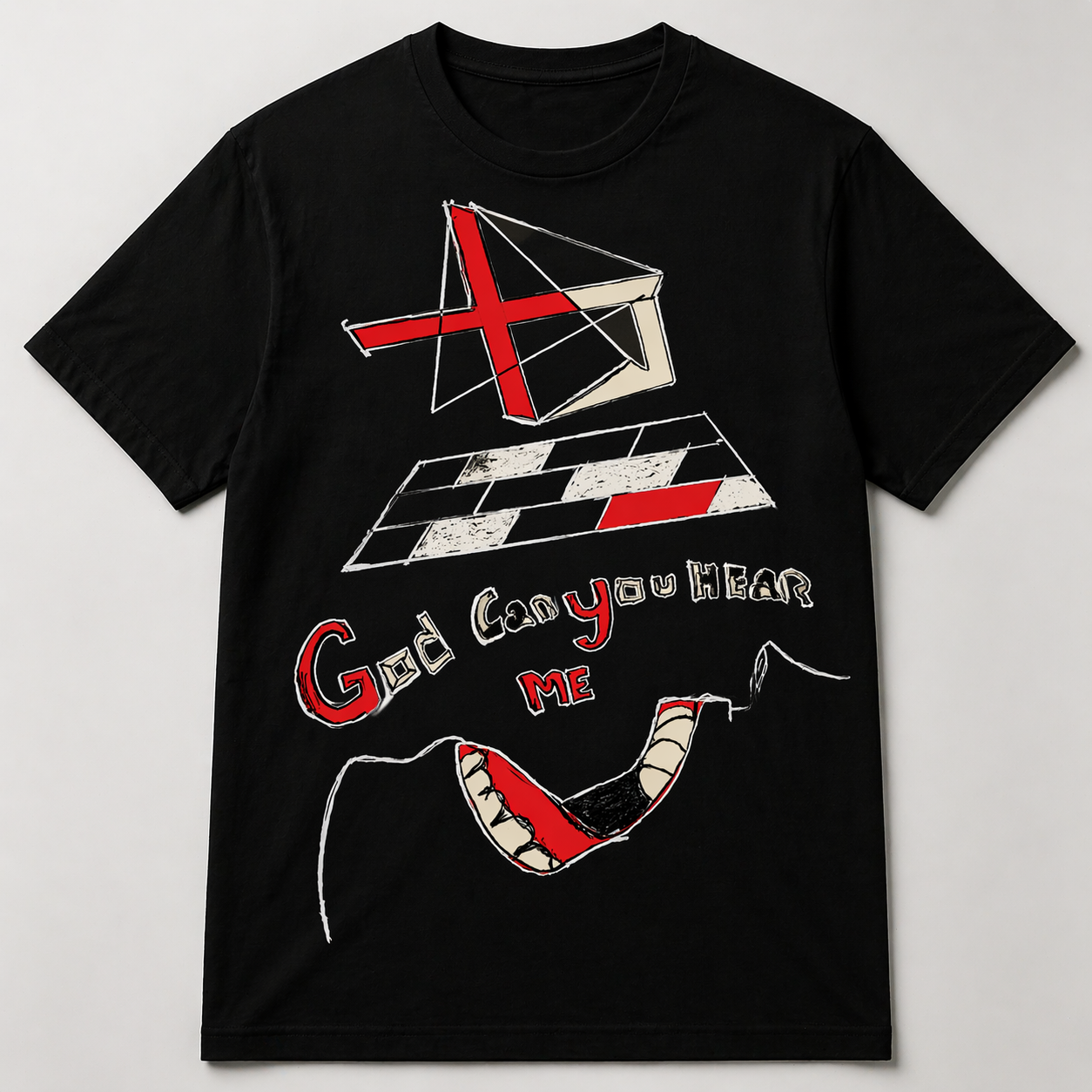 Graphic T-shirt - God Can You Hear Me